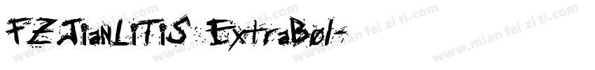 FZJianLiTiS ExtraBol字体转换